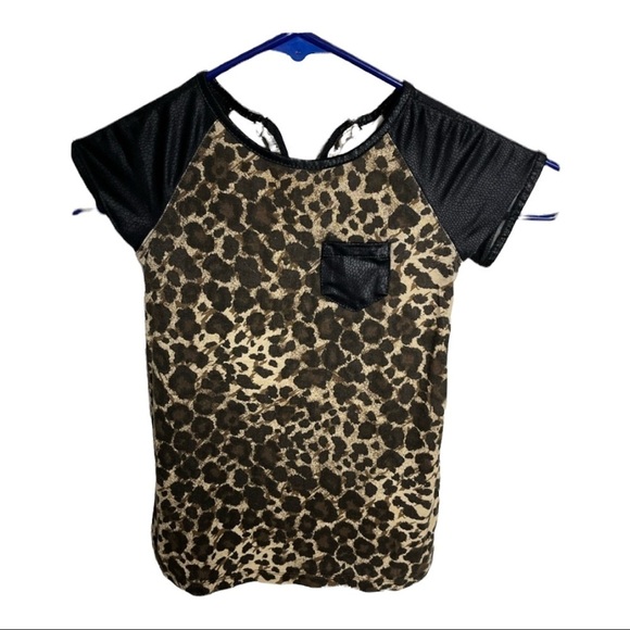 Koala Kik Leopard Print Top Sz 12/18 Months - Picture 1 of 5